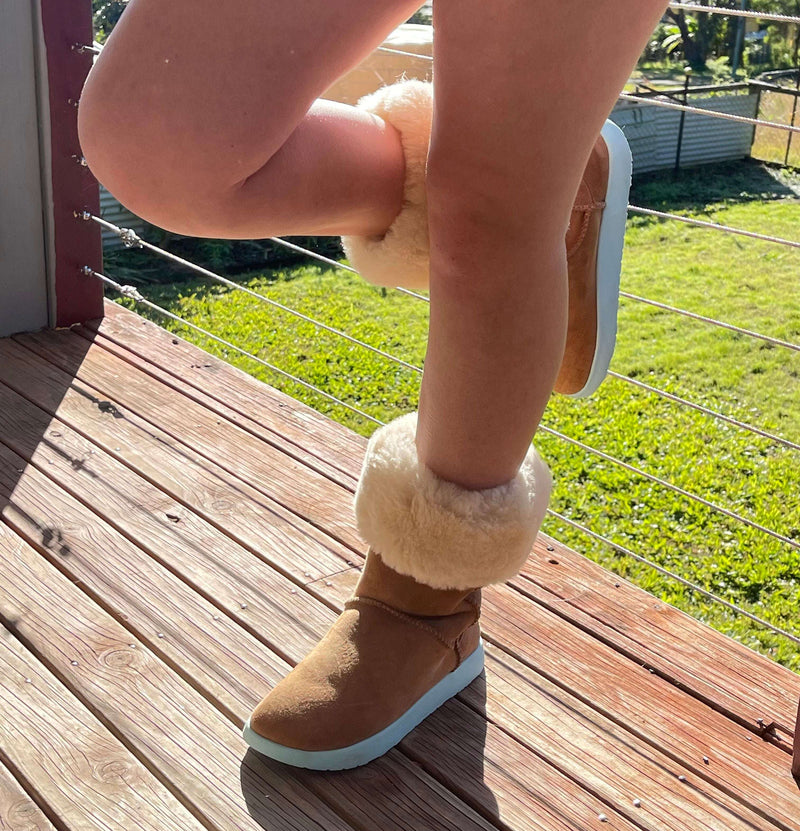 Snuggs 2.5 Aussie Merino Tall Boots - Aussie Soles AU