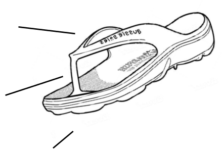 Thongs PNG Sketch Aussie Soles AU