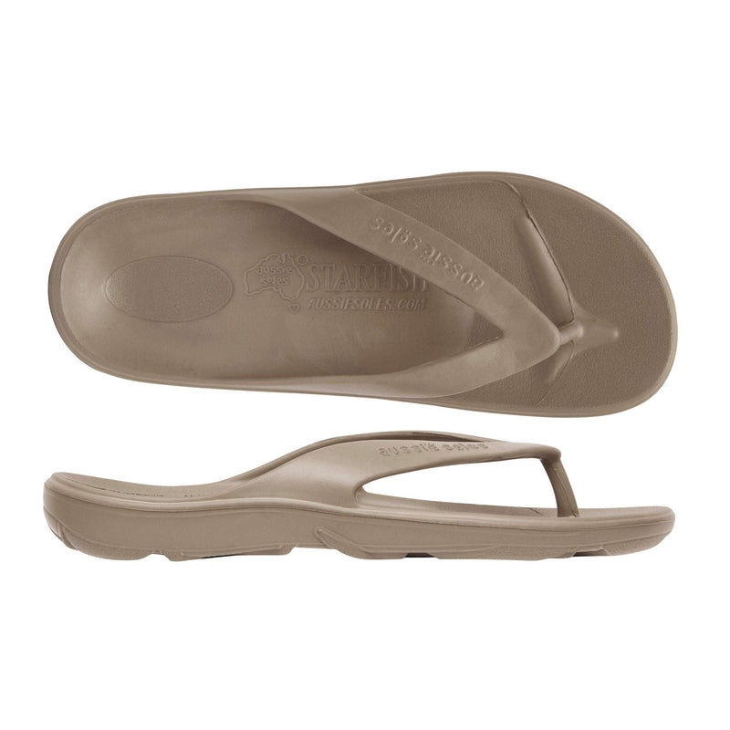 Tan Starfish Classic 2.0 Arch Support Thongs - Aussie Soles AU